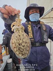 3일,군산 쭈꾸미랑,갑이랑~~잘 나오고 있어요~실시간~군산낚시프라자 포세이돈 2호